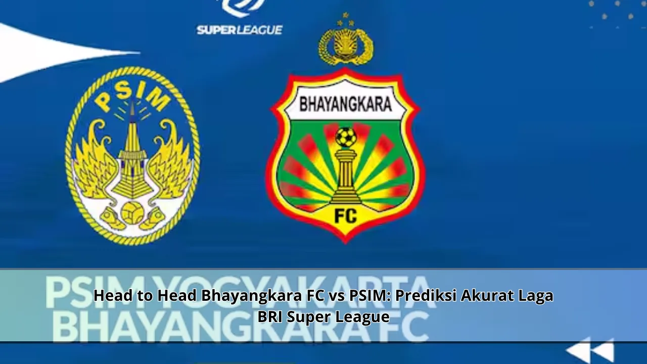 Head to Head Bhayangkara FC vs PSIM: Prediksi Akurat Laga BRI Super League