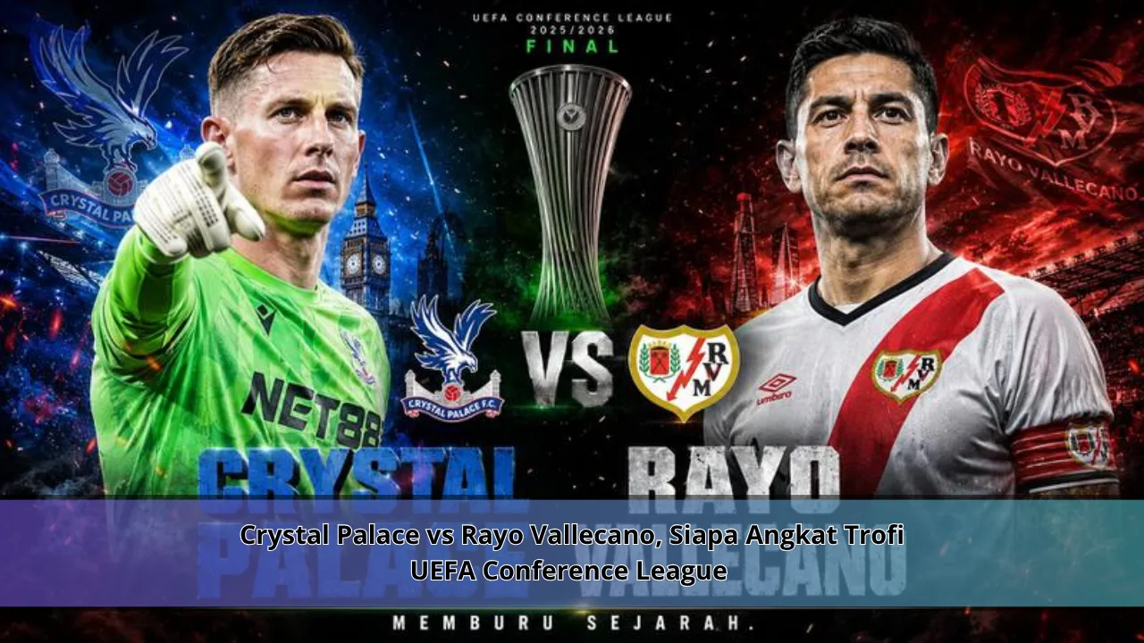 Crystal Palace vs Rayo Vallecano, Siapa Angkat Trofi UEFA Conference League