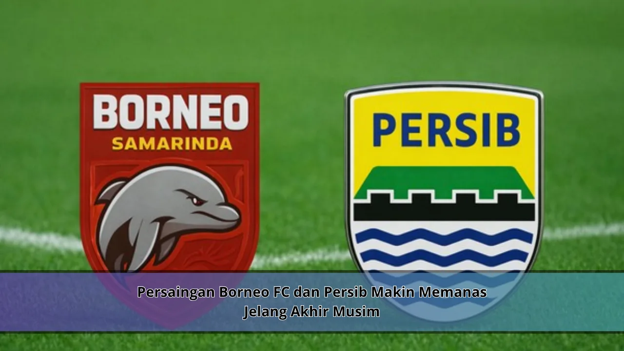 Persaingan Borneo FC dan Persib Makin Memanas Jelang Akhir Musim