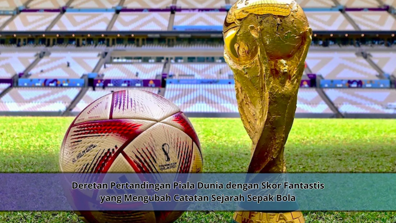 Deretan Pertandingan Piala Dunia dengan Skor Fantastis yang Mengubah Catatan Sejarah Sepak Bola