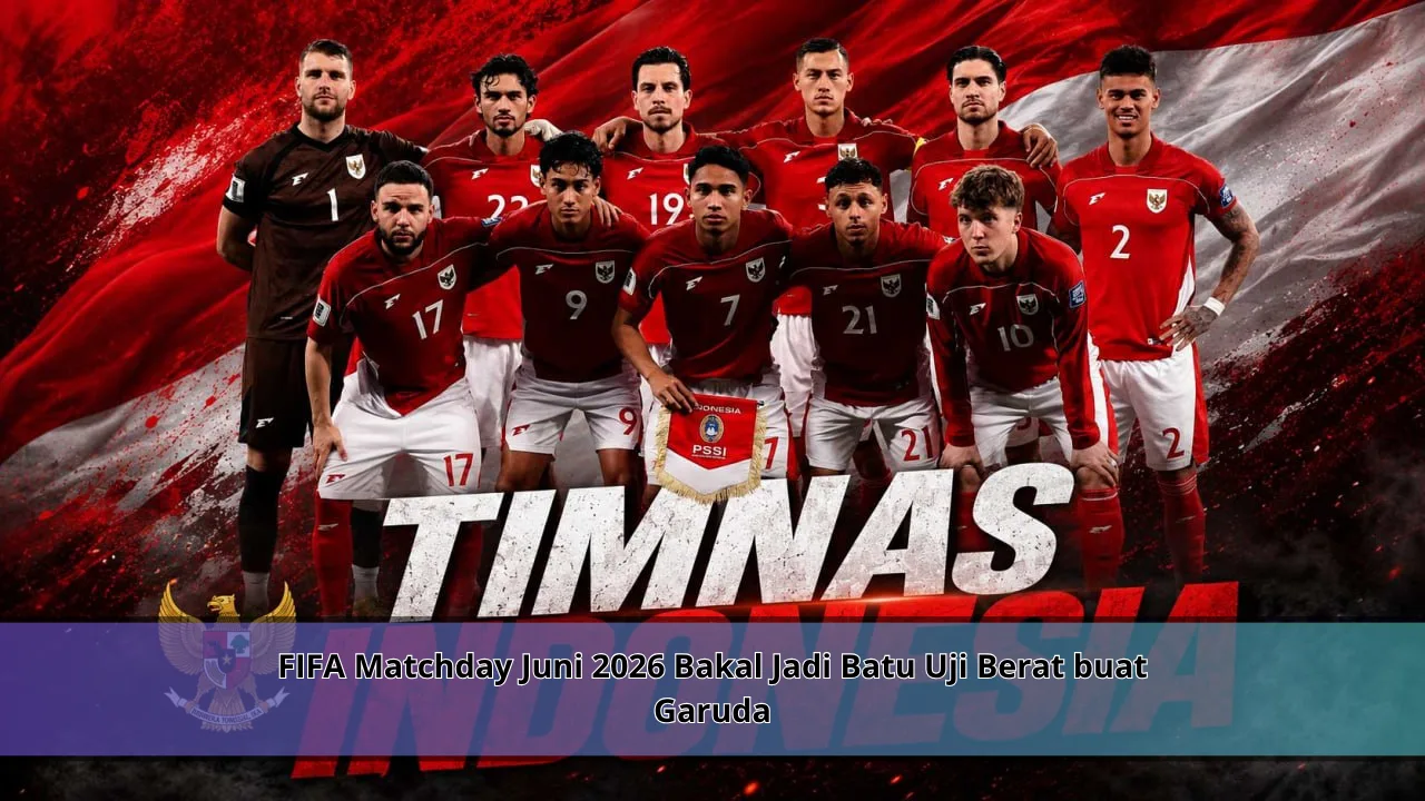FIFA Matchday Juni 2026 Bakal Jadi Batu Uji Berat buat Garuda