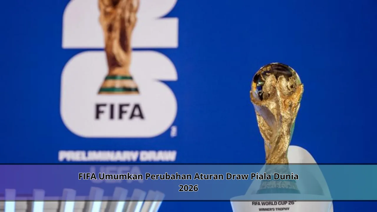 FIFA Umumkan Perubahan Aturan Draw Piala Dunia 2026
