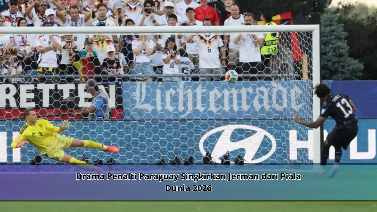 Drama Penalti Paraguay Singkirkan Jerman dari Piala Dunia 2026