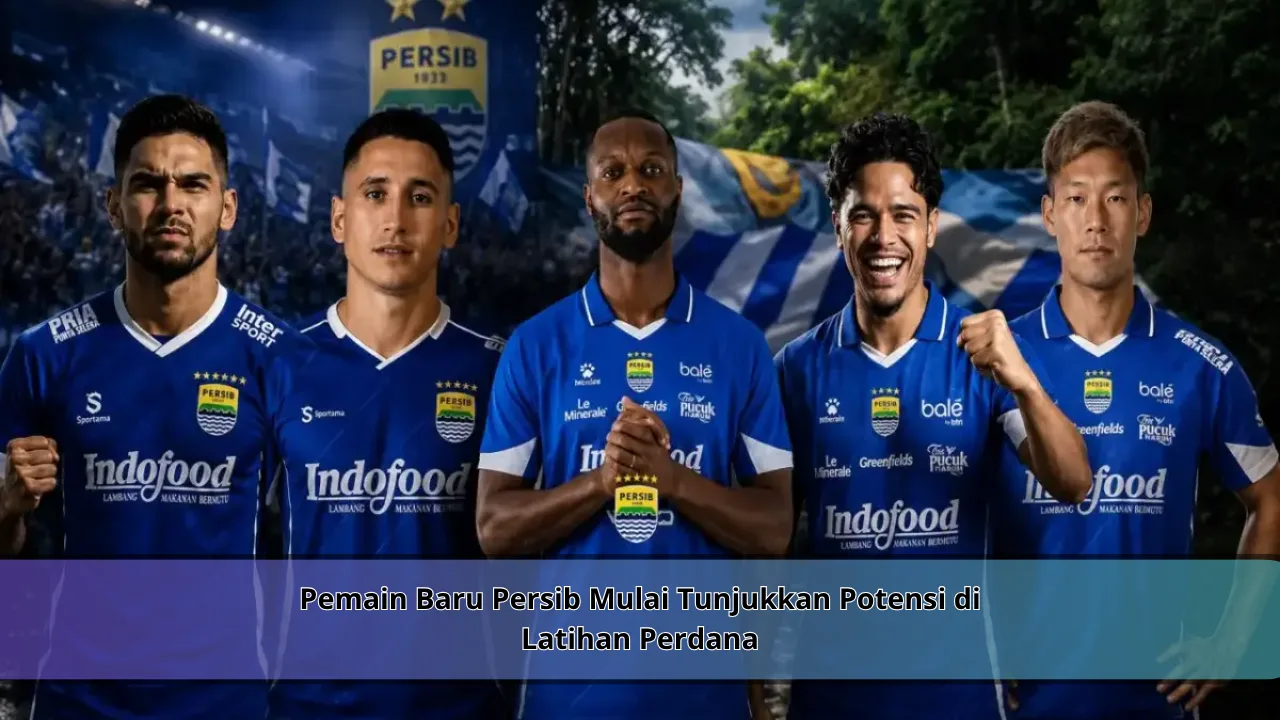 Pemain Baru Persib Mulai Tunjukkan Potensi di Latihan Perdana