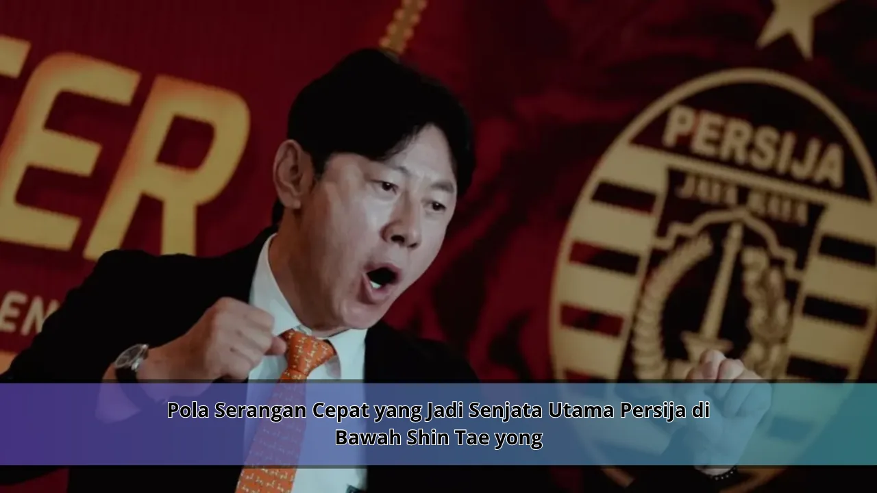 Pola Serangan Cepat yang Jadi Senjata Utama Persija di Bawah Shin Tae yong