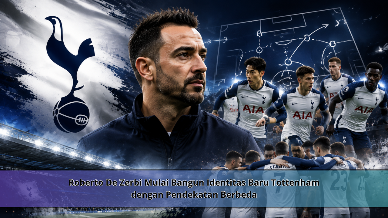 Roberto De Zerbi Mulai Bangun Identitas Baru Tottenham dengan Pendekatan Berbeda