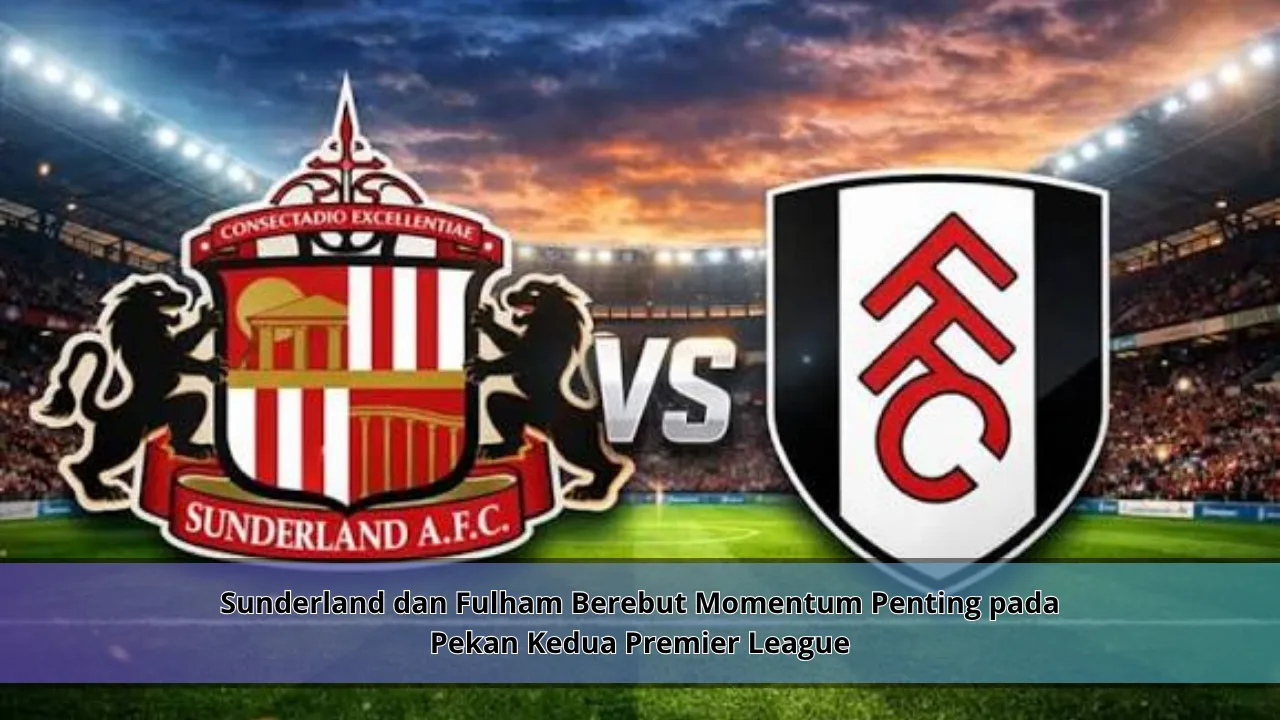 Sunderland dan Fulham Berebut Momentum Penting pada Pekan Kedua Premier League