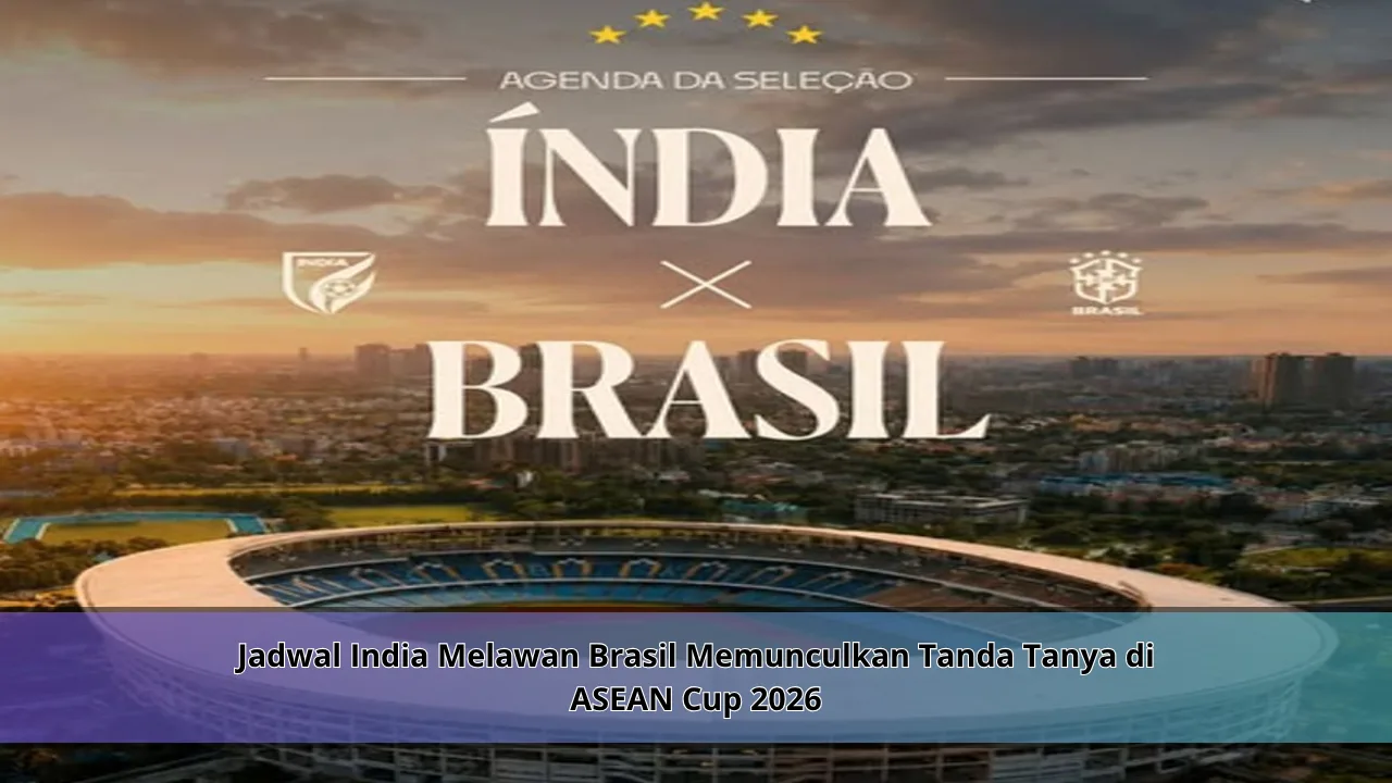 Jadwal India Melawan Brasil Memunculkan Tanda Tanya di ASEAN Cup 2026