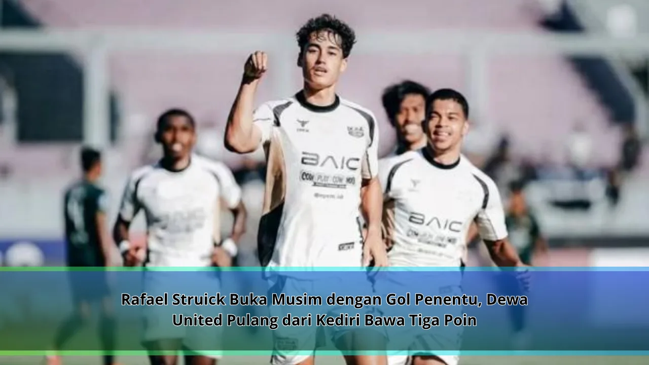 Rafael Struick Buka Musim dengan Gol Penentu, Dewa United Pulang dari Kediri Bawa Tiga Poin
