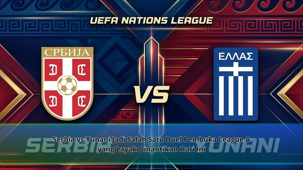 Serbia vs Yunani Jadi Salah Satu Duel Pembuka League A yang Layak Dinantikan Hari Ini