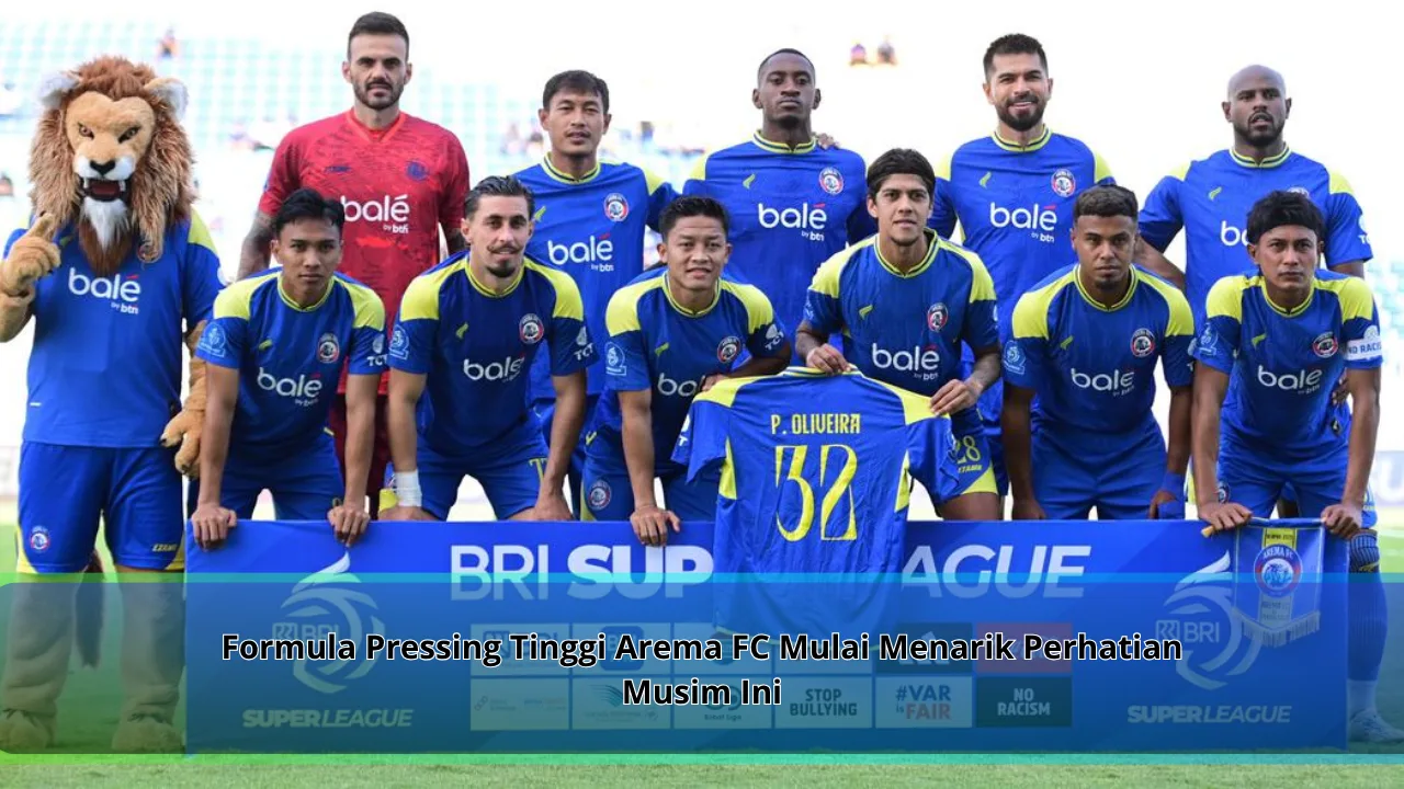 Formula Pressing Tinggi Arema FC Mulai Menarik Perhatian Musim Ini