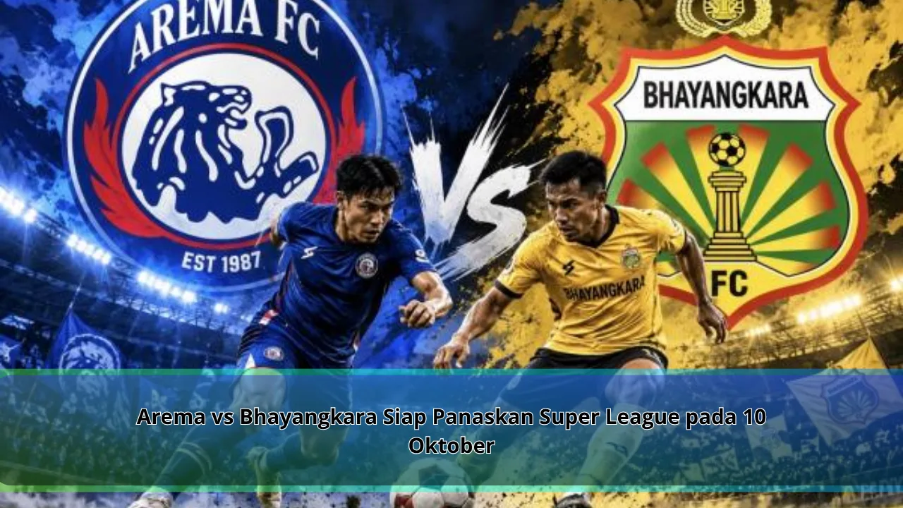 Arema vs Bhayangkara Siap Panaskan Super League pada 10 Oktober