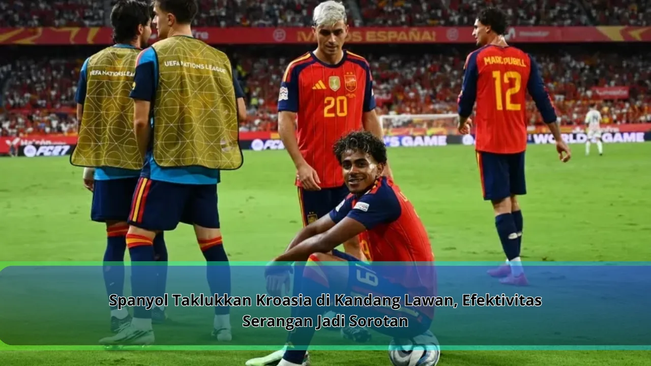 Spanyol Taklukkan Kroasia di Kandang Lawan, Efektivitas Serangan Jadi Sorotan