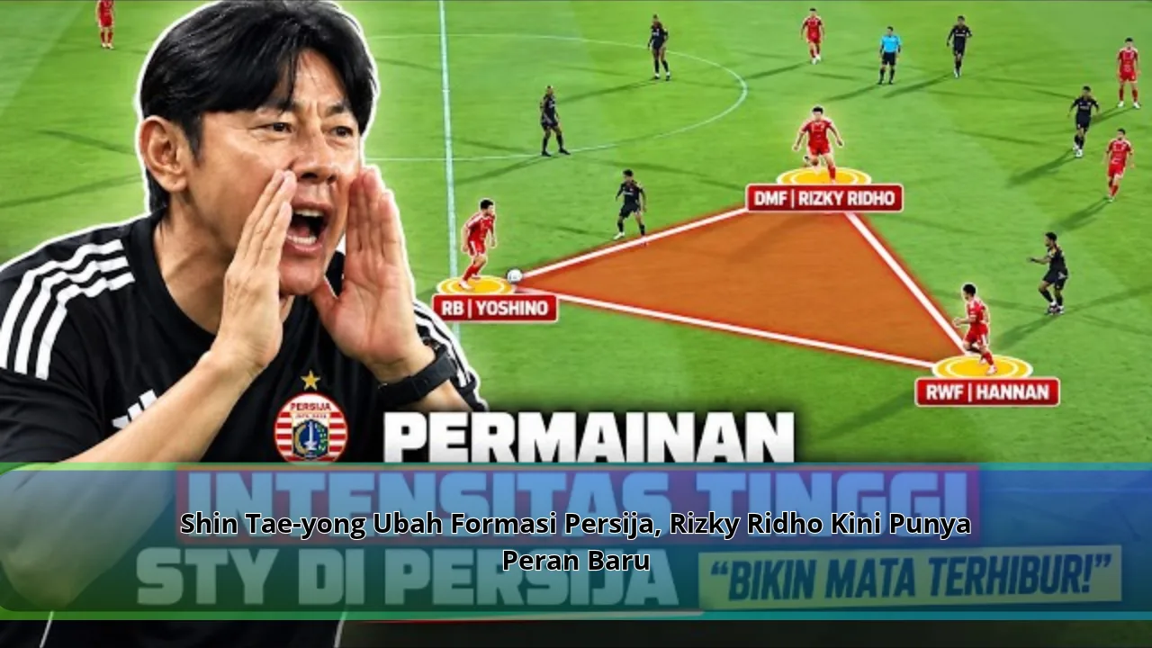 Shin Tae-yong Ubah Formasi Persija, Rizky Ridho Kini Punya Peran Baru